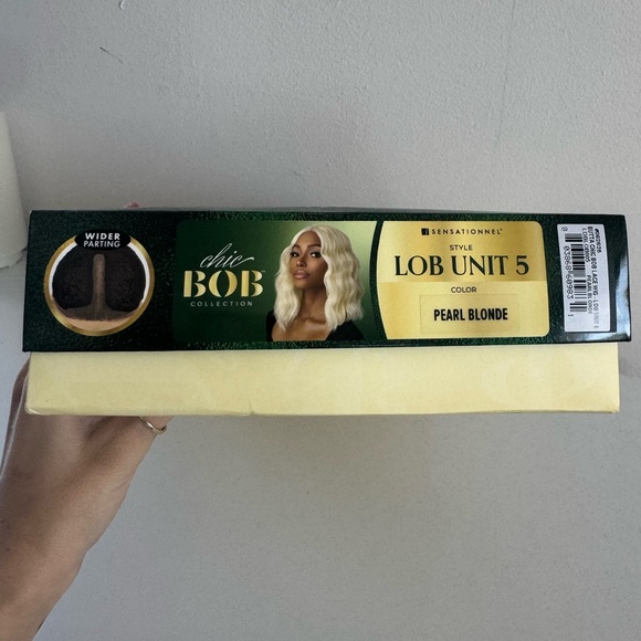 Sensationnel Chic Bob Lob Unit 5 Wig - Pearl Blonde - Picture 2 of 3
